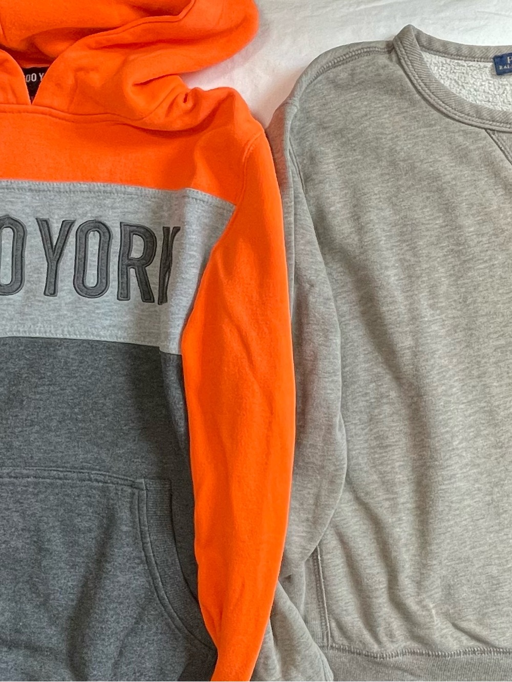 Youth Sweater Bundle | Polo Ralph Lauren (L) & Zoo York Hoodie (XL)